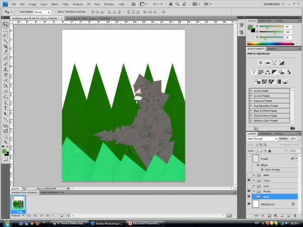 Creation of Wolfman: Step 6